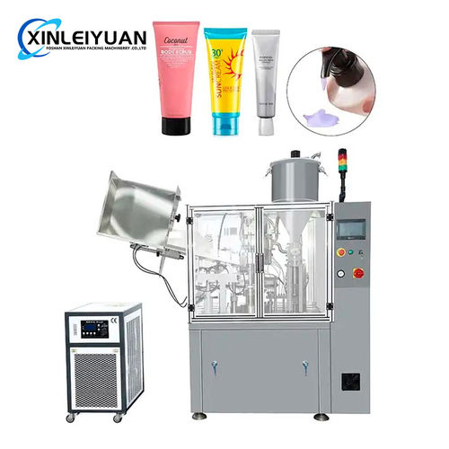 Cosmetic Tube Filling And Sealing Machine