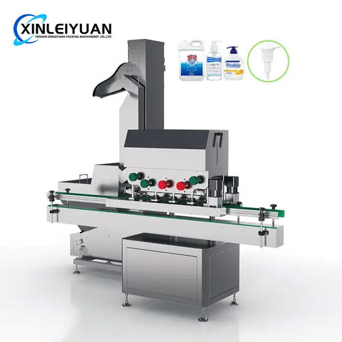 Full Automatic Linear Bottle Shower Gel Capping Machine