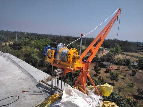 Mini Tower Mounted Crane - Metal, 60 Span Length | New, Hassle-Free Functionality, Prolonged Service Life, Least Maintenance Required