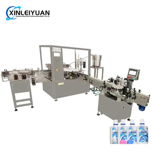 Small bottle liquid filling machine