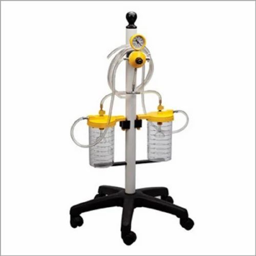 Floor Standing Heavy-Duty Moveable 5 Wheeler Theater Suction Trolley for Hospital