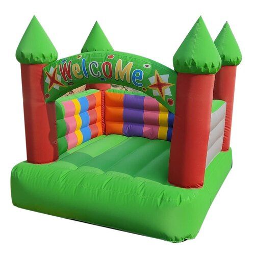 Multi Color Nylon Coated Srf Material Big Bouncy Castle