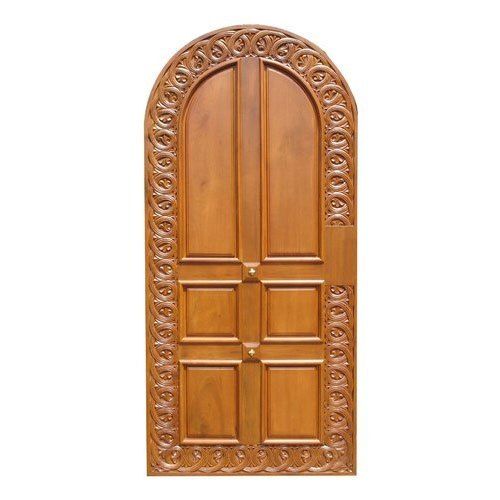 Brown Decorative Interior Wooden Door