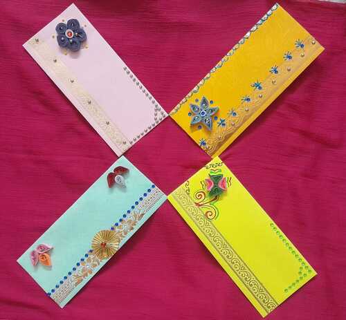 Eco Friendly Multi-Color Fancy Designer Paper Gift Envelopes