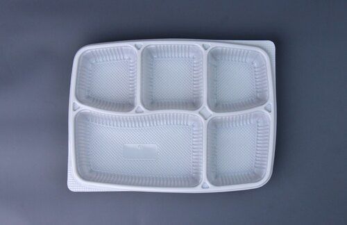 Leak Proof GLEN MP5 5 Compartment Disposable Plates