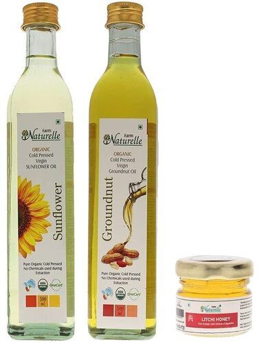 Organic Cold Press Virgin Groundnut Oil