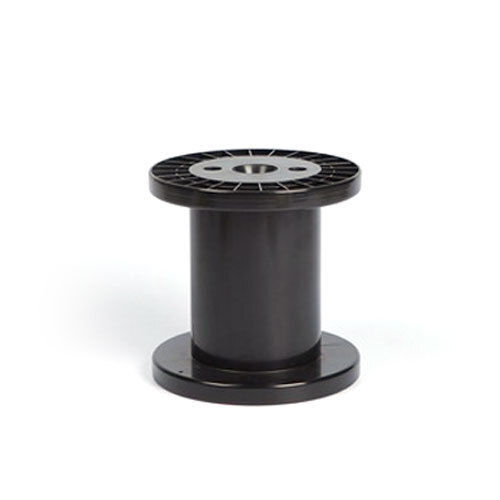 Black Color Plastic Abs Bobbins For Textile Industry