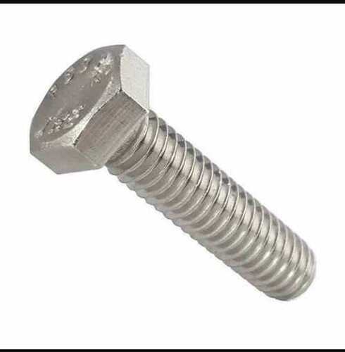 Silver Stainless Steel Hex Bolt