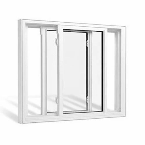 3-5 Feet Window Height UPVC Horizontal Sliding Window