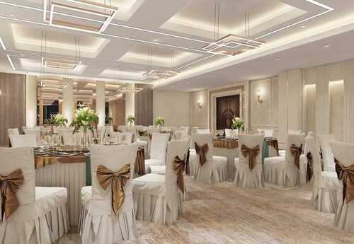 Banquet Hall Interior Services By SURYA MUSHROOMS PRIVATE LIMITED