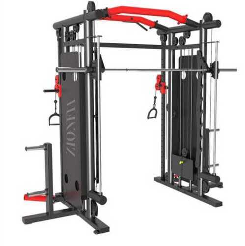 Commercial Functional Trainer Machine - Sturdy Steel Frame, Flat Oval Tube Design | User-Friendly Features, Adjustable for Enhanced Usability