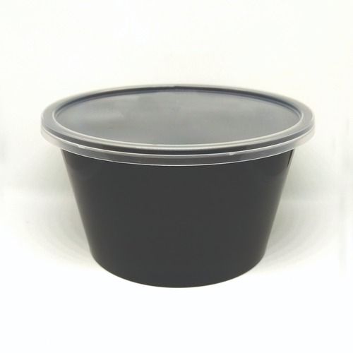 Damati 16 Oz Disposable Round Container with Lid