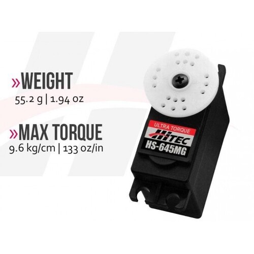 Hitec HS-645MG Ultra Torque High Performance Metal Gear Servo