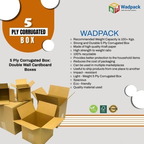 5 Ply Corrugated Box at Best Price in Bengaluru | Wadpack Pvt. Ltd.