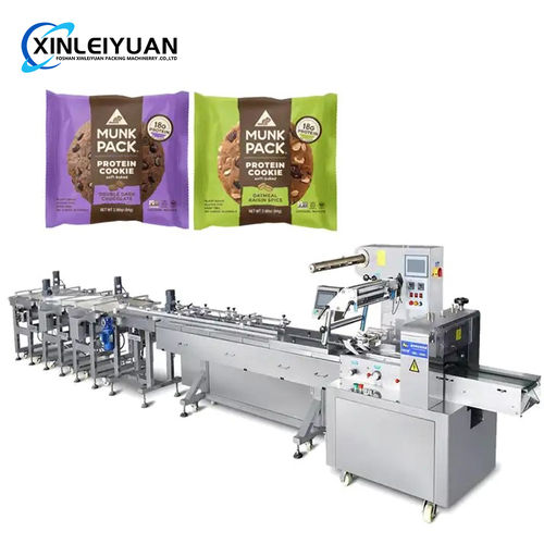 Energy Saving Horizontal Automatic Cookies packaging machine