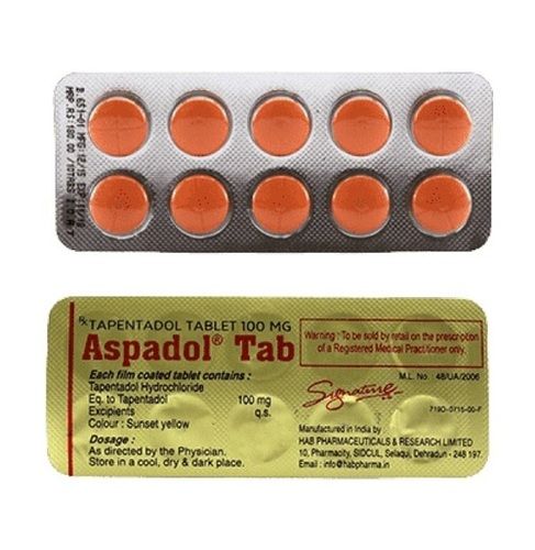 Aspadol Film Coated 100mg Pain Relief Tablets