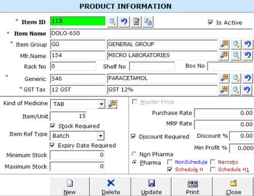 Offline Pharma Billing Software Services