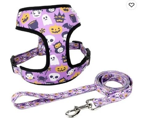 Printed Harness Leash Set for dogs