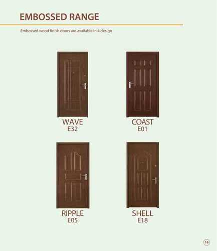 Door Metalic Wooden Finish Fine