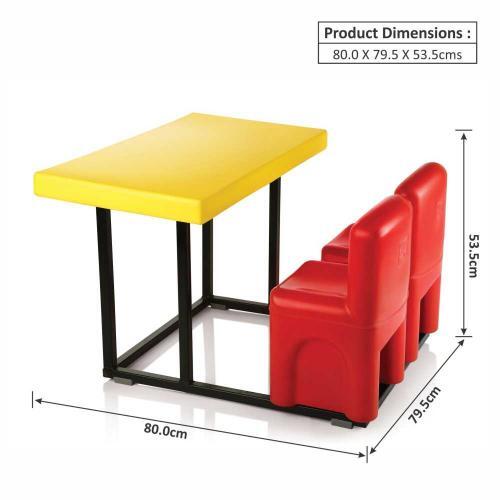 80x79.5x53.5 CM Kids School Plastic Study Table