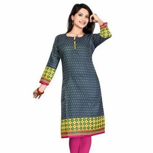 Ladies Attractive Design Chiffon Kurti