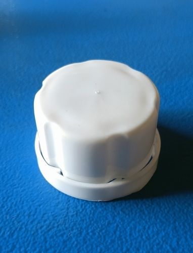 White Color lock ring pilfer proof cap