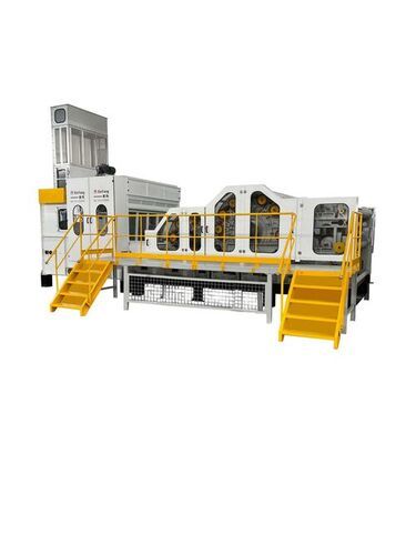 Double Cylinder Double Doffer Double Randomiser Carding Machine