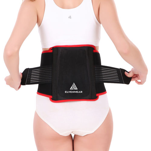Flamingo Lumbar Support Waist Belt for Back Pain Relief, Belt for Back  Support, Belt with Adjustable Straps, Back Brace for Men and Women, WHATSHOP.IN