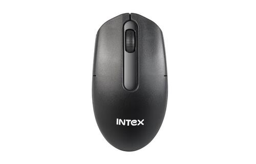 Black Intex Computer Wireless Mouse