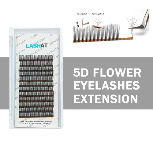 Premade Lashes 5D Flower False Eyelashes Lash Extension Supplies Custom Lash Packaging Volume Comic Fairy Eyelashes