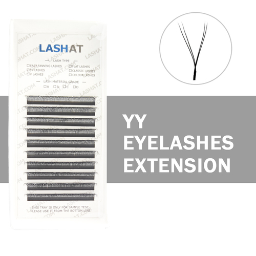 Y Lashes Extensions C D L M Curl YY Lash Extensions Premade Fans Weave Y Shape Tips Volume Lash Extensions