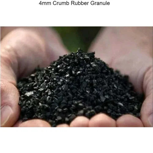 Black Color Crumb Rubber Granule For Industrial