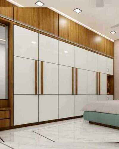 Designer Wall Fixed Wooden Almirah For Home 