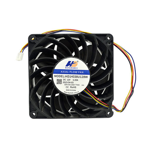 Hangdahui DC Cooling Fan 140x140x38mm 4pins with PWM control