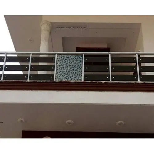 Polished Finish Corrosion Resistant Stainless Steel Balcony Grills for Security and Safety Purposes