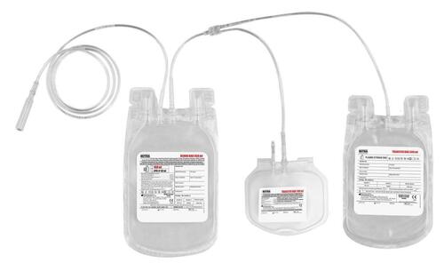 White Color Premium Design Double Blood Bag