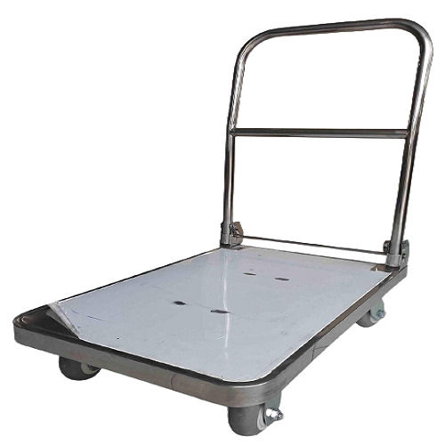 Folding Stainless Steel Trolley