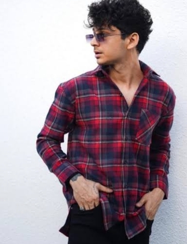 Multi Color Full Sleeves Mens Checked Casual Shirts