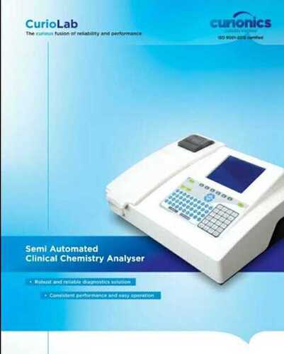 Semi-Automatic Clinical Biochemistry Analyser With 7 Point Incubator