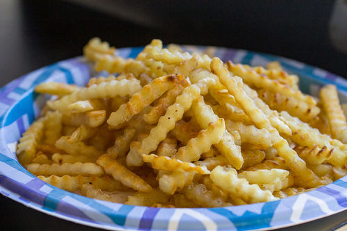 frozen crinkle fries