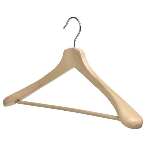 Brown Plain Wooden Hangers For Hanging Clothes