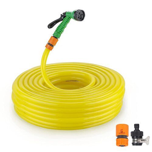 Yellow Color Non Transparent Round Pvc Flexible Pipes