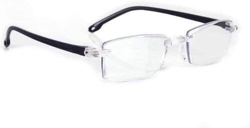 Comfortable Fit Lightweight Plastic Transparent Lenses Designer Spectacles Frame 