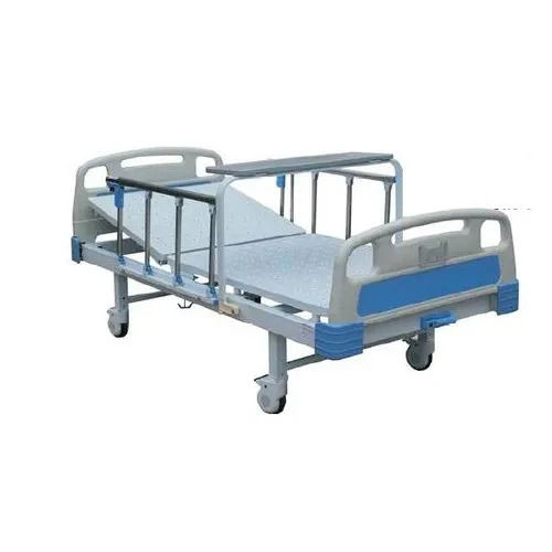 Free Stand Heavy-Duty Adjustable Moveable Hospital Patient Bed with 4 Wheel