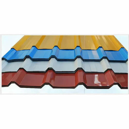 Steel / Stainless Steel Multicolor Galvanised Industrial Roofing Sheets, 