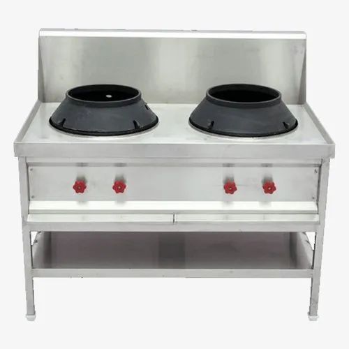 Chinese Two Burner Cooking Range For Commercial