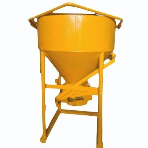 High Strength Durable Yellow Straight Type Concrete Bucket