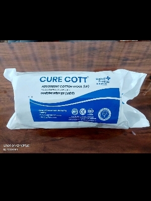 Absorbent Cotton Roll - 100% Pure Cotton, Standard Size, White Color | Supreme Quality, Lightweight, Highly Absorbent, Disposable, Moisture Resistant