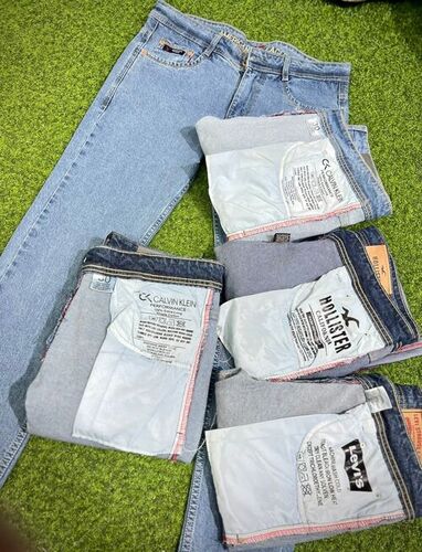 Casual Wear Button Mens Denim Jeans