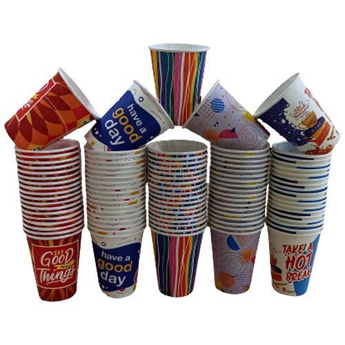 Multi Color Printed Eco Friendly Disposable Cups 